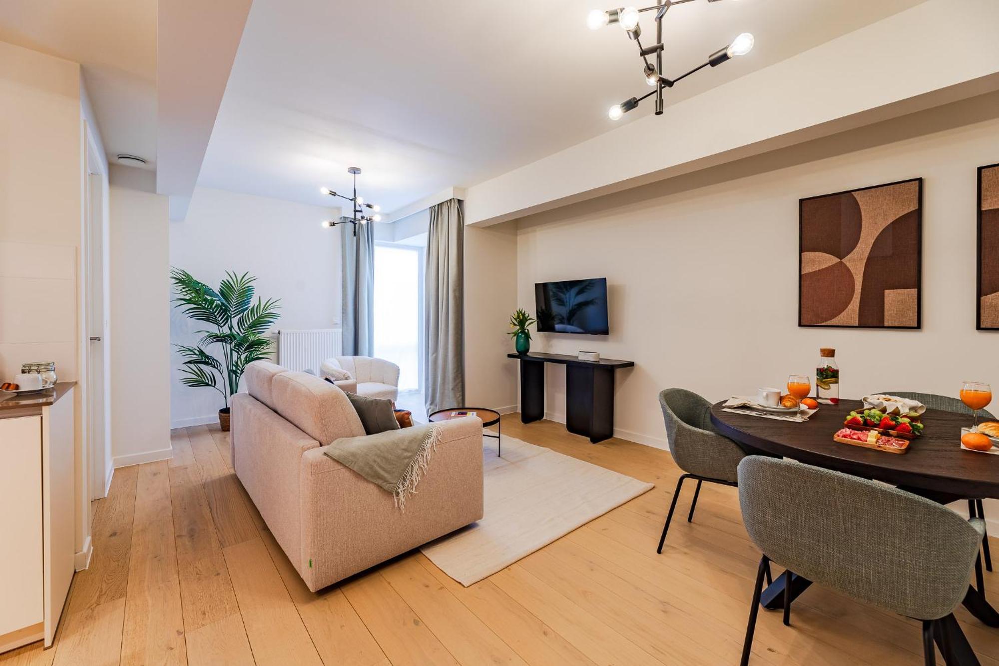 Diamant 1Br Appartement Brussel Buitenkant foto