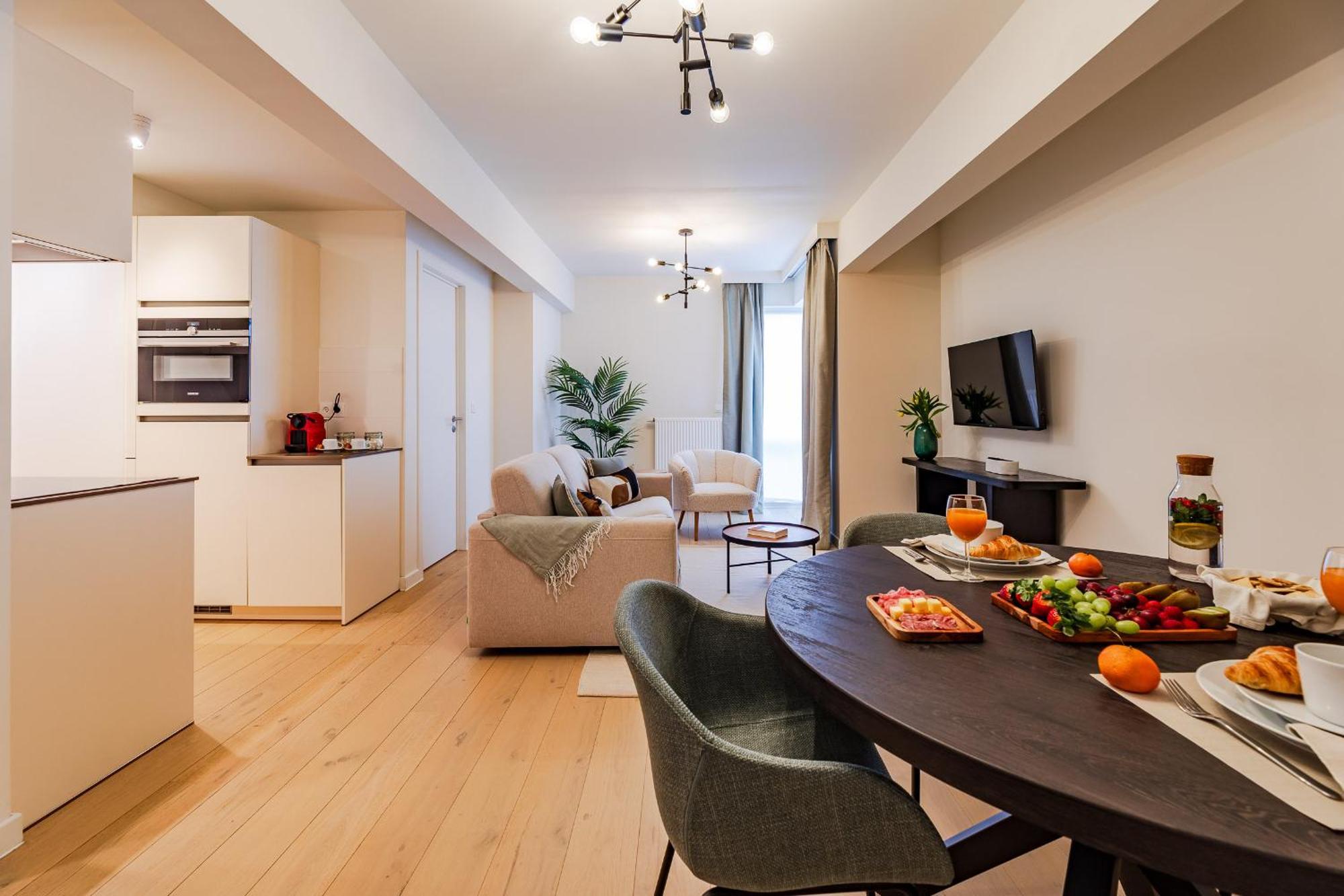 Diamant 1Br Appartement Brussel Buitenkant foto