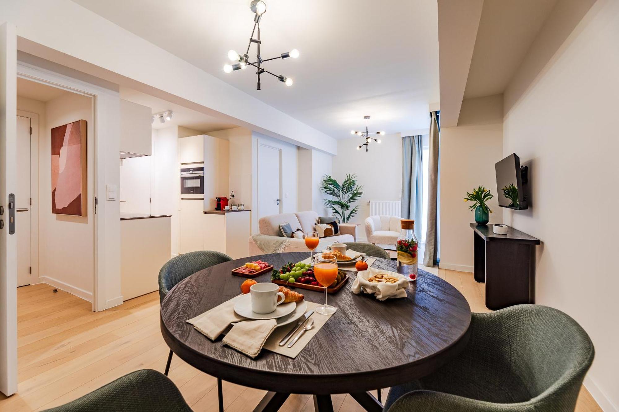 Diamant 1Br Appartement Brussel Buitenkant foto