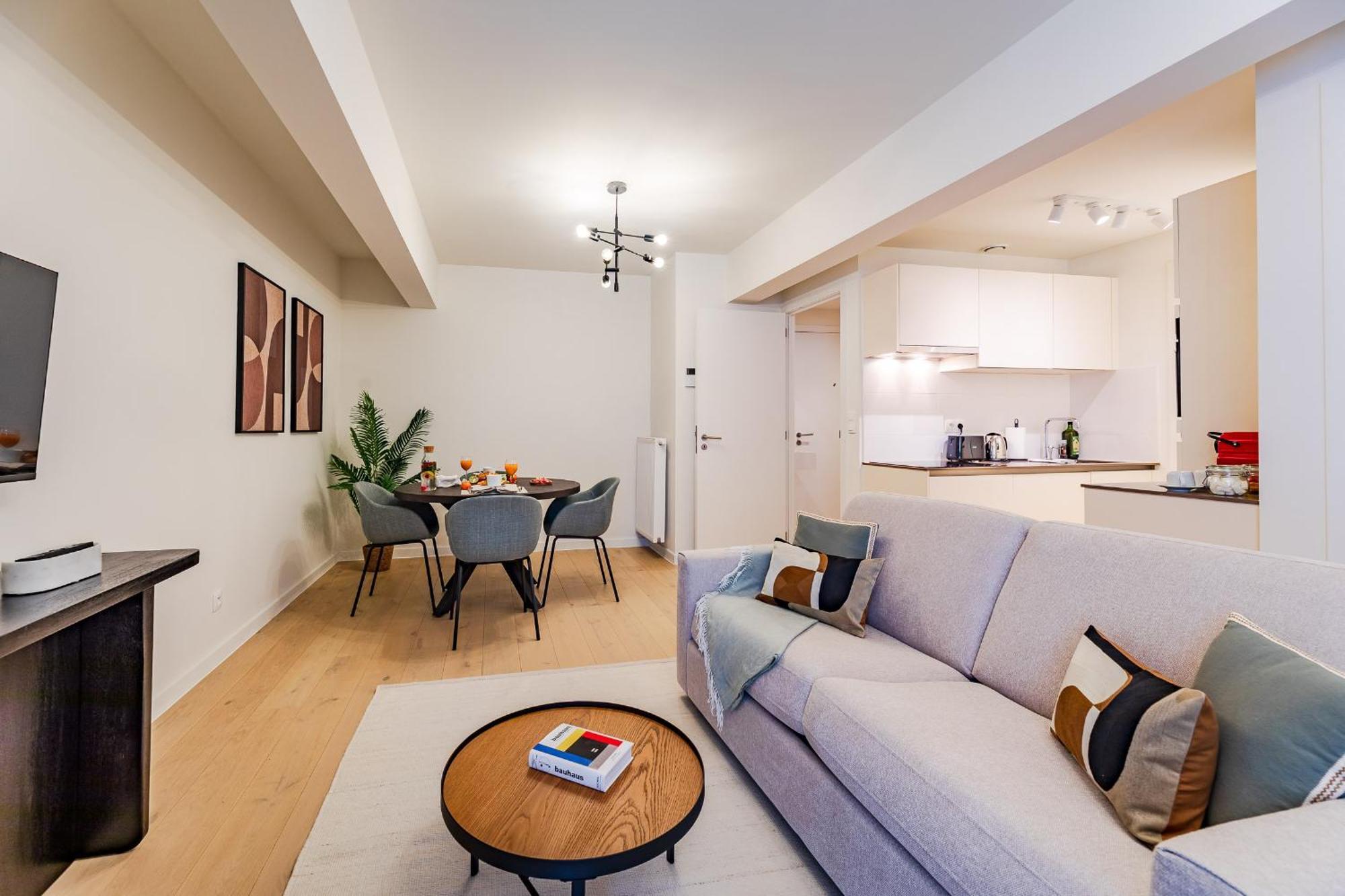Diamant 1Br Appartement Brussel Buitenkant foto