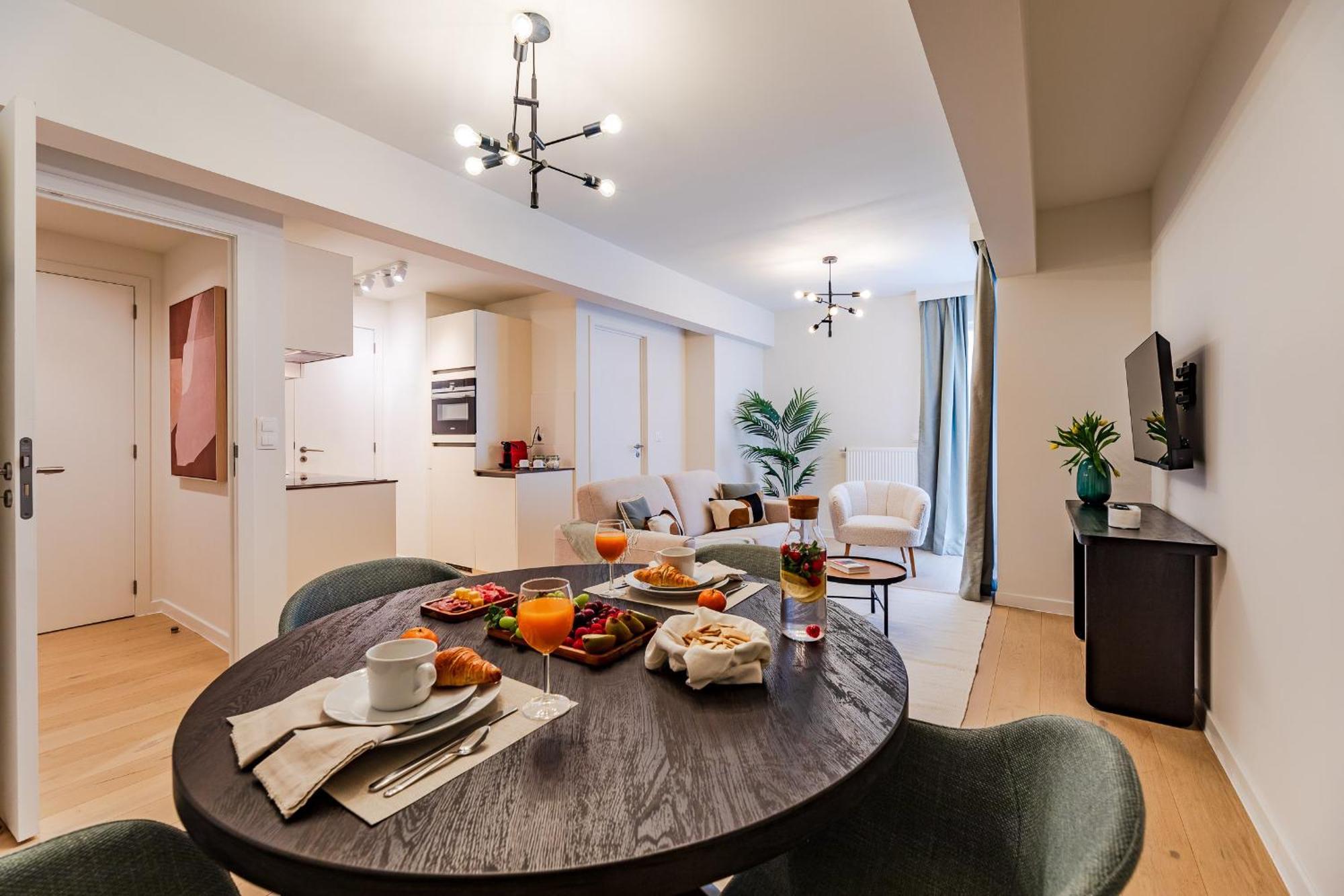 Diamant 1Br Appartement Brussel Buitenkant foto