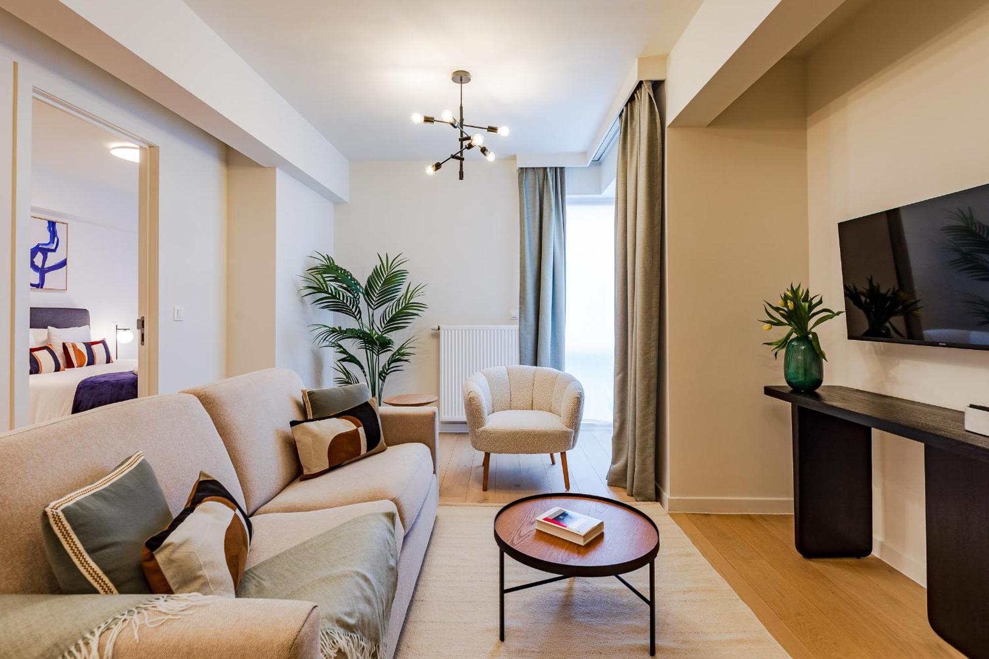 Diamant 1Br Appartement Brussel Buitenkant foto