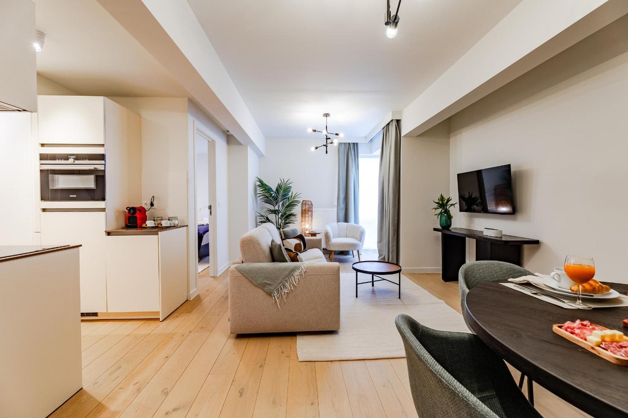 Diamant 1Br Appartement Brussel Buitenkant foto
