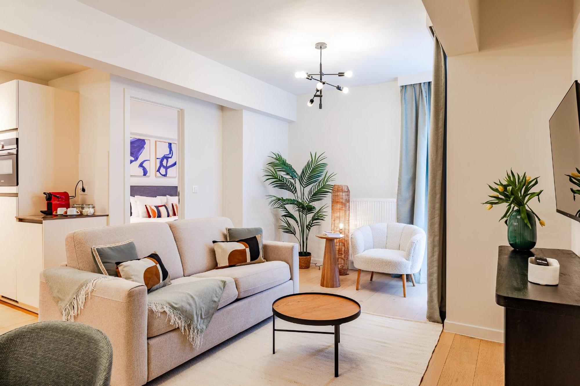 Diamant 1Br Appartement Brussel Buitenkant foto